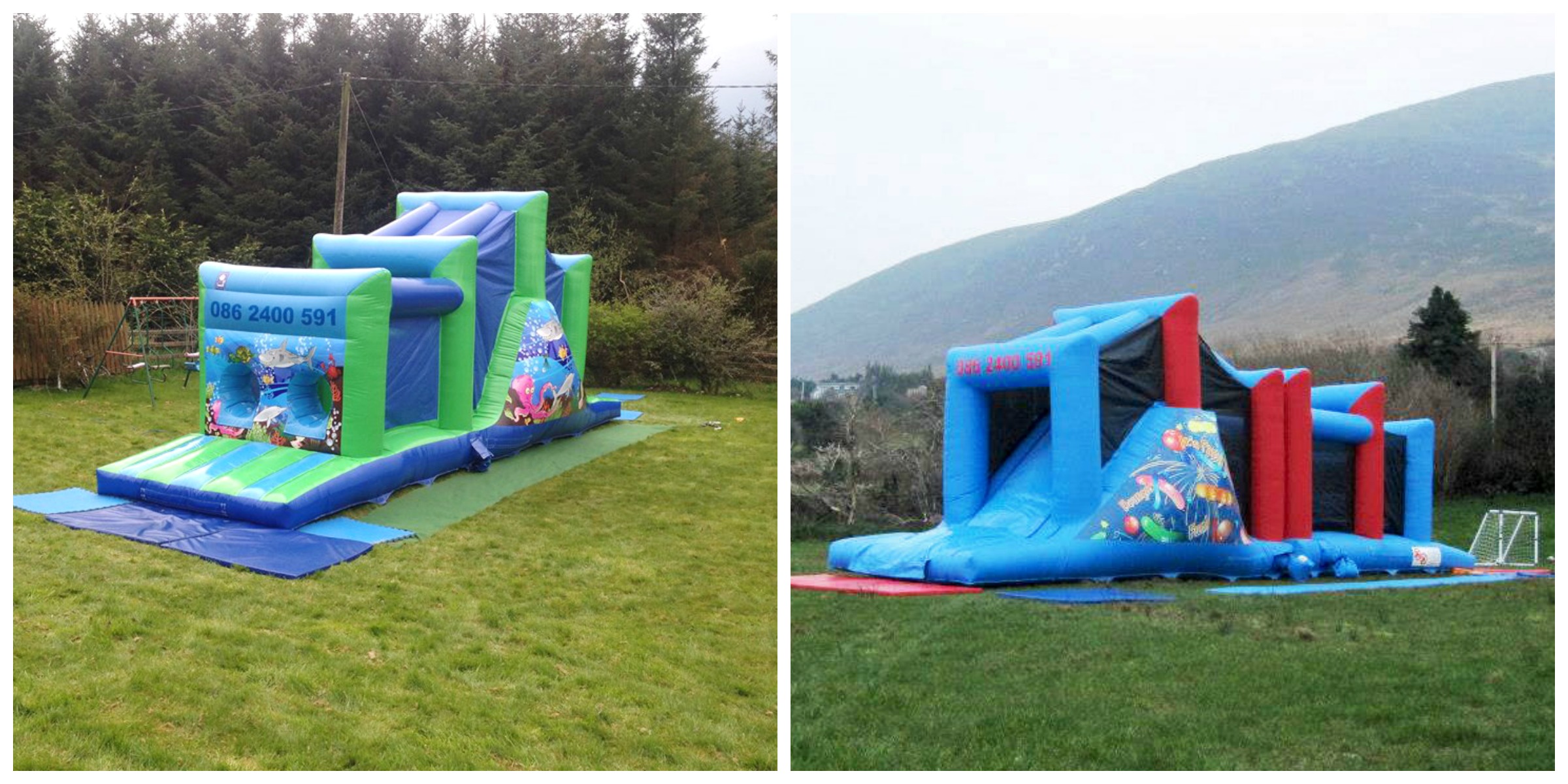 bouncy castle hire obstacle course